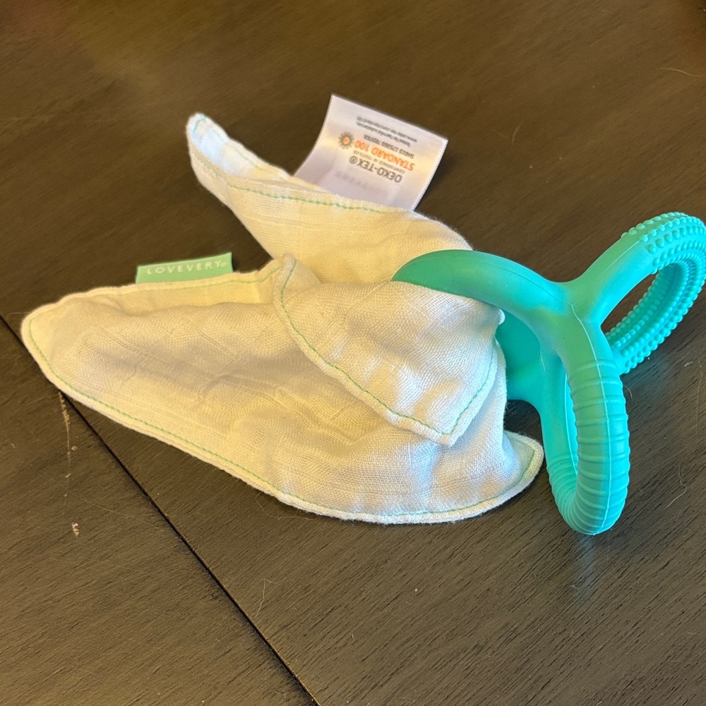 Lovevery Teal and White Learning Toy